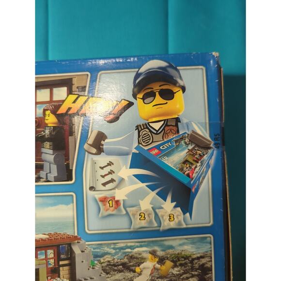 60131 CROOKS ISLAND lego city town SEALED legos set police HELICOPTER - Picture 8 of 12